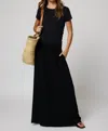 Stillwater Whitney Maxi Dress In Black In Black