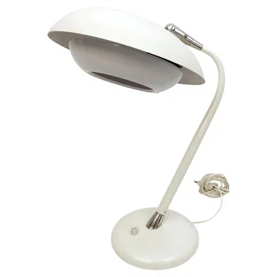 Pre-owned Stilnovo 1950s, Mid-century Italian White Table Lamp