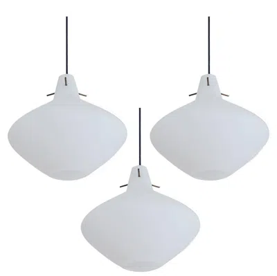 Pre-owned Stilnovo 2  Glass Pendants In Transparent
