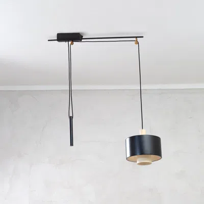 Pre-owned Stilnovo 20th Century, Gaetano Sciolari For  Pendant Lamp Mod. 2061 In Black