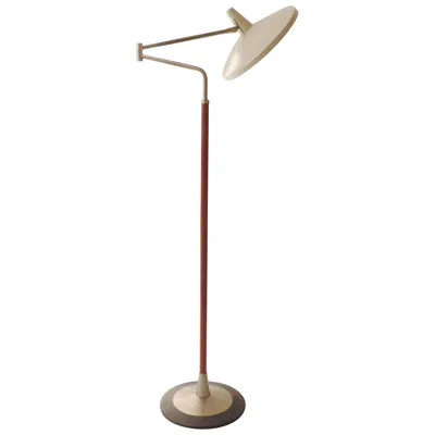 Pre-owned Stilnovo Adjustable Floor Lamp, Italy, 1950s In Sand