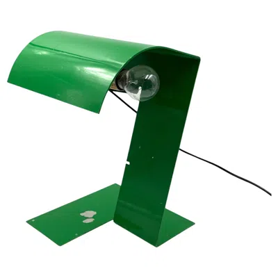 Pre-owned Stilnovo 'blitz' Green Table Lamp, Trabucchi, Vecchi, Volpi, Italy 1972