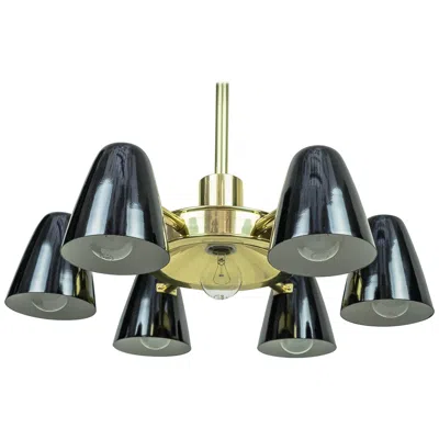 Pre-owned Stilnovo Chandelier  Style, Circa 1958 In Transparent