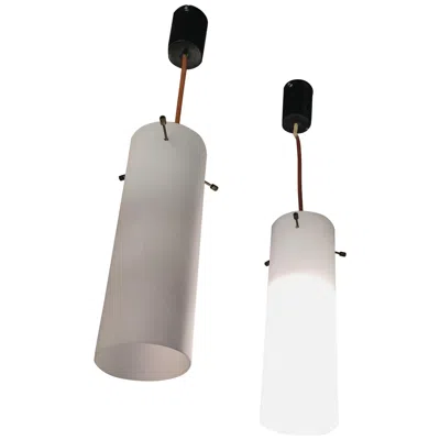 Pre-owned Stilnovo Chandeliers White Opalin Glass Brass Plastic, Italy, Attrib To , C. 1960