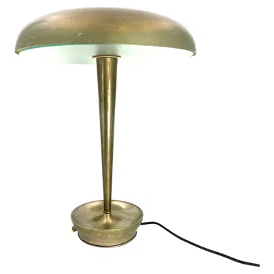 Pre-owned Stilnovo Desk Lamp Mod. D 4639, , Milan Italy, Circa 1950s In Brown