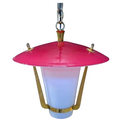 Pre-owned Stilnovo Farol Tipo Hanging Fixture In Pink