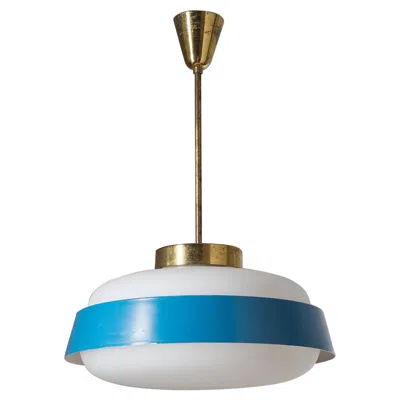Pre-owned Stilnovo Italian Ceiling Light, Circa 1960 In Transparent