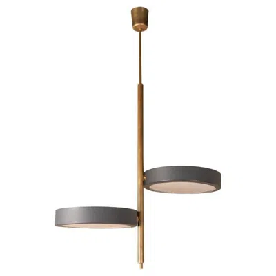 Pre-owned Stilnovo Italian Chandelier By Bruno Gatta For  1960 In Brown