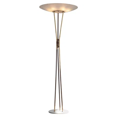 Pre-owned Stilnovo Italian Floor Lamp By , 1950s. Design: Gaetano Sciolari In Sand