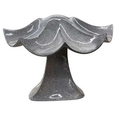 Pre-owned Stilnovo Italian Modern Glazed Ceramic Lamp In Transparent