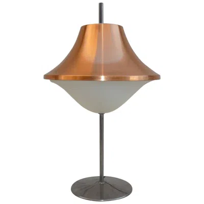 Pre-owned Stilnovo Italian Table Lamp Attributed  In Brown