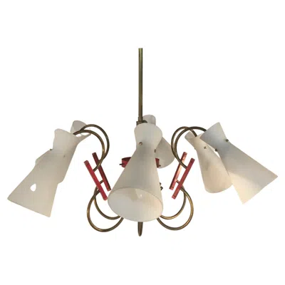 Pre-owned Stilnovo , Lighting, Italy 1950 Th In Sand