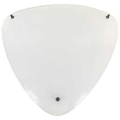 Pre-owned Stilnovo Midcentury Acrylic Glass Flushmount In The Style Of , 1960s, Italy In Transparent
