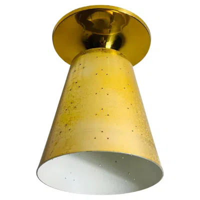 Pre-owned Stilnovo Mid-century Brass Sputnik Ceiling Lamp, Italy, 1960s In Brown