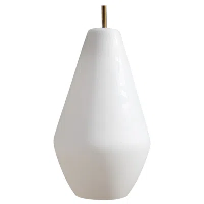 Pre-owned Stilnovo Midcentury Italian Lantern Italian Design Round White Glass Brass 1950