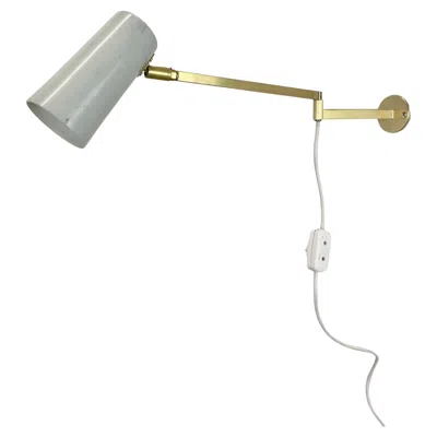 Pre-owned Stilnovo Minimalist  Style Adjustable Swing Arm Brass Wall Light Italy 1970s In Transparent