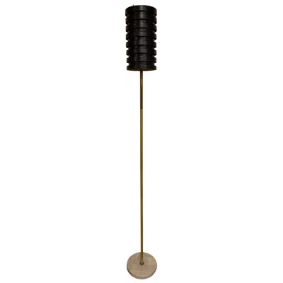 Pre-owned Stilnovo Nice Italien Floor Lamp In Black