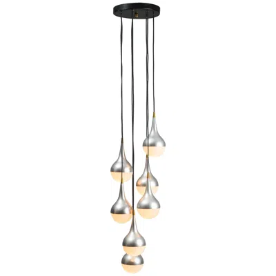 Pre-owned Stilnovo Rare 1960s Cascading  Chandelier In Sand
