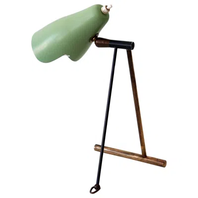 Pre-owned Stilnovo Rare & Adjustable Mid-century Modern  Wall Or Table Lamp Italy 1950s In Black