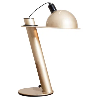 Pre-owned Stilnovo Space Age Adjustable Table Lamp, Metal, Plastic And Rubber, Italy 1970s In Sand