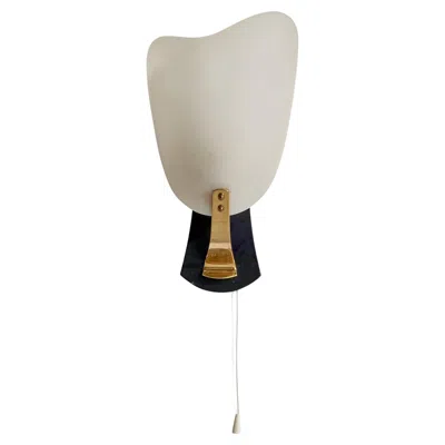 Pre-owned Stilnovo , Wall Light, Acrylic, Brass, Metal, Italy, 1960s In Sand