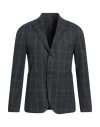 Stilogia Man Blazer Slate Blue Size 42 Polyester, Viscose, Elastane In Blue