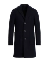 Stilogia Man Coat Blue Size 42 Polyethylene, Viscose, Elastane In Blue