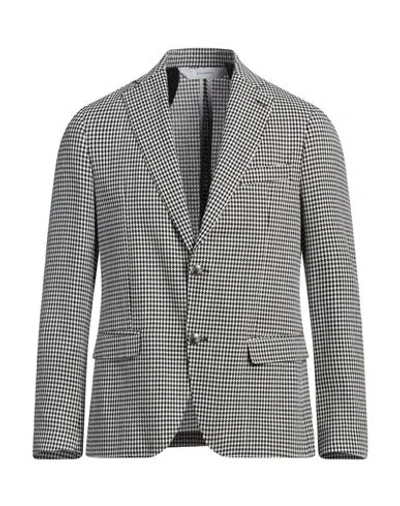 Stilosophy Man Blazer Black Size 38 Cotton