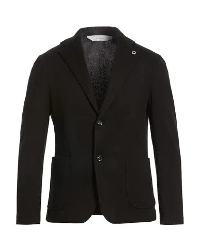 Stilosophy Man Blazer Black Size 40 Rayon, Polyester, Polyamide