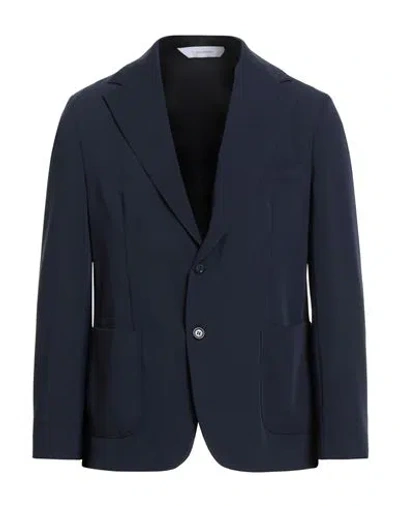 Stilosophy Man Blazer Navy Size 42 Polyester, Rayon, Elastane