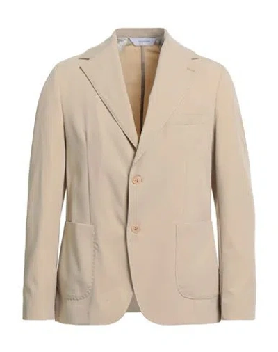 Stilosophy Man Blazer Sand Size 42 Polyester, Rayon, Elastane