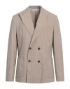 Stilosophy Man Blazer Taupe Size 42 Polyester, Viscose, Elastane