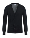 Stilosophy Man Cardigan Navy Size Xxl Merino Wool, Acrylic In Navy