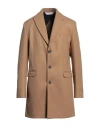 Stilosophy Man Coat Camel Size 46 Polyester In Beige