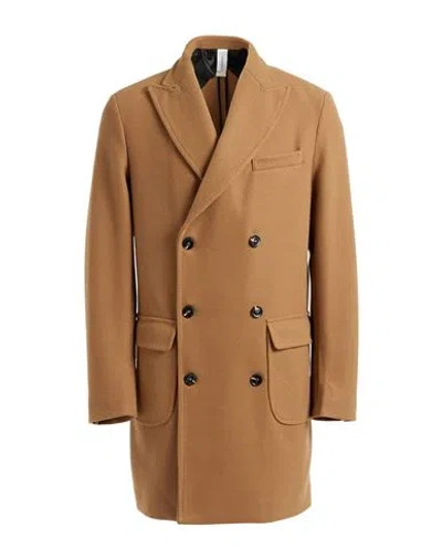 Stilosophy Man Coat Light Brown Size 44 Polyester In Beige
