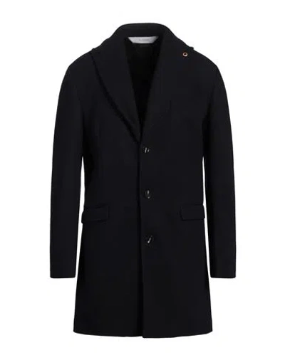 Stilosophy Man Coat Midnight Blue Size 42 Polyester