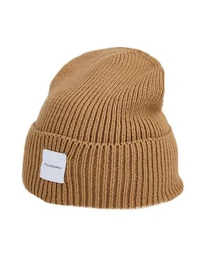 Stilosophy Man Hat Camel Size Onesize Acrylic
