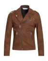 Stilosophy Man Jacket Brown Size L Polyester, Polyurethane In Brown