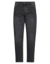 Stilosophy Man Jeans Black Size 36 Cotton In Black