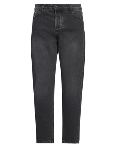 Stilosophy Man Jeans Black Size 36 Cotton