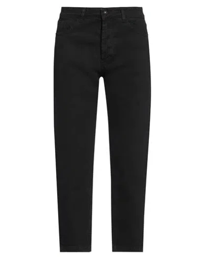 Stilosophy Man Jeans Black Size 40 Cotton