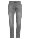 Stilosophy Man Jeans Grey Size 40 Cotton, Elastane In Grey