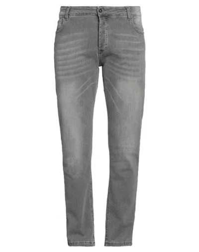 Stilosophy Man Jeans Grey Size 40 Cotton, Elastane