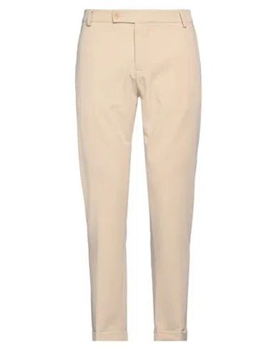 Stilosophy Man Pants Beige Size 36 Polyester, Rayon, Elastane In Sand