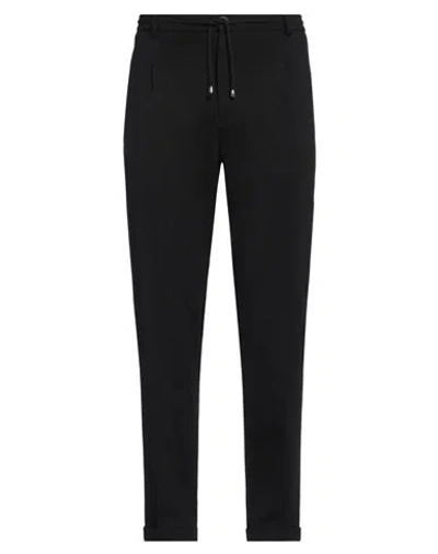 Stilosophy Man Pants Black Size 36 Polyester, Cotton, Elastane