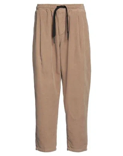 Stilosophy Man Pants Camel Size 38 Cotton In Beige