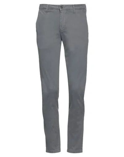 Stilosophy Man Pants Grey Size 28 Cotton, Elastane