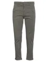 Stilosophy Man Pants Military Green Size 38 Cotton, Elastane