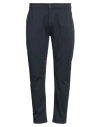 Stilosophy Man Pants Midnight Blue Size 28 Polyester, Elastane In Navy Blue