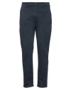 Stilosophy Man Pants Midnight Blue Size 28 Polyester, Elastane In Navy Blue